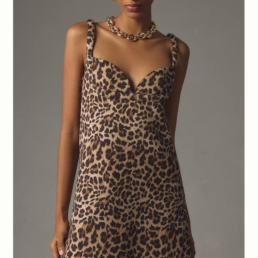 Anthropologie Leopard Print Chemise
